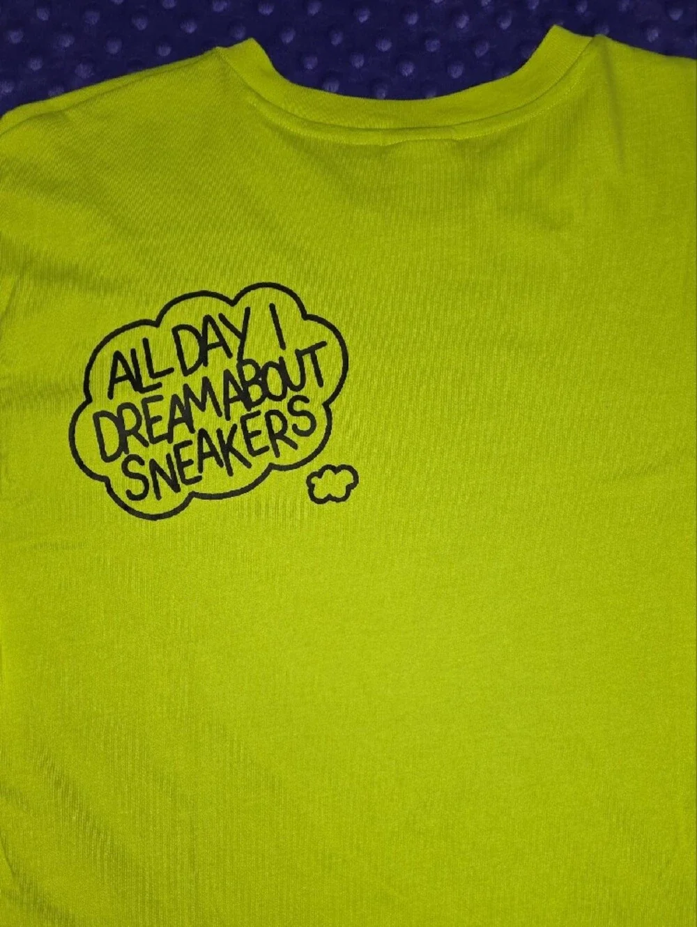 adidas Neon Lime Graphic Tee with Black Logo